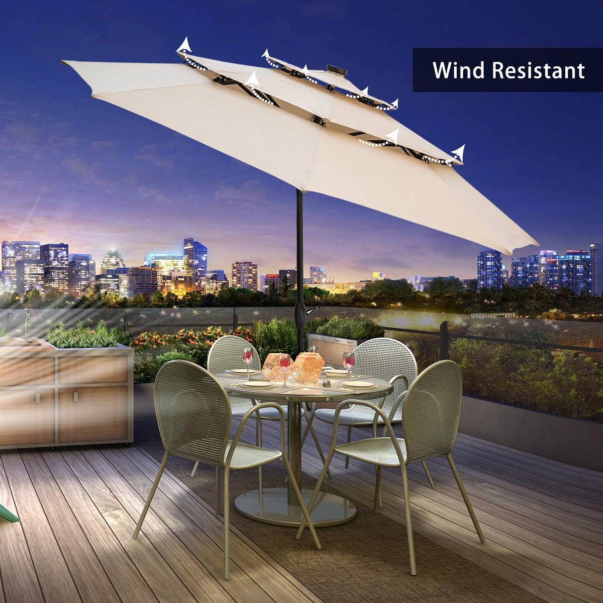 klismos patio umbrella SKU: OB-OTU010