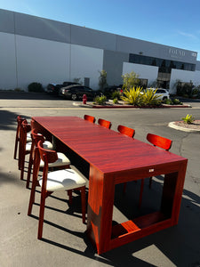 SKU: 20005 - Extendable Dining Table Set With 8 Chairs