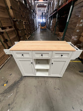 Load image into Gallery viewer, SKU: BDF530 - 53” Portable Kitchen Island with Wheels