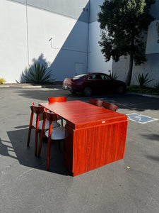 SKU: 20005 - Extendable Dining Table Set With 8 Chairs