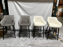 Load image into Gallery viewer, SKU: 20010 - Bar Stools with Velvet Seats