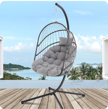 Load image into Gallery viewer, SKU: AXECDG - 350lbs Capacity Bird Cage Swing Chair with Stand