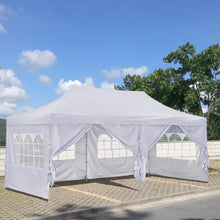 Load image into Gallery viewer, SKU: OB-IT007 - 10’ x 20 Heavy Duty Easy Pop Up Canopy With 6 Sidewalls