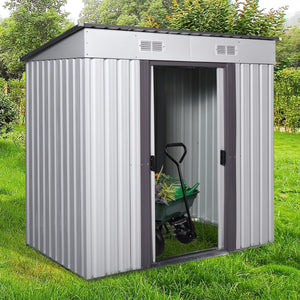 SKU: GO6DG022-1 - 6’ x 3.5’ Outdoor Metal Storage Shed