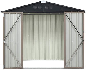 SKU: 579441A - 8’ x 6’ Outdoor Metal Storage Shed