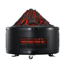 Load image into Gallery viewer, SKU: HT014 - Volcano Shaped 1500W Portable Electric Space Heater with Electronic Thermostat, Remote Control and Overheat Protection