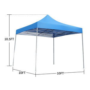 SKU: ODF003 - 10’ x 10’ Easy Pop Up and Close Canopy with Carrying Case - 4 Colors