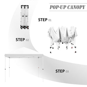 SKU: OV-FA005 - 10 X 10 Low Top Steel Pop-Up Canopy