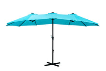 Load image into Gallery viewer, SKU: OB-OTU011 - 15 Feet Outdoor Patio Umbrella with Solar Powered LED Lights