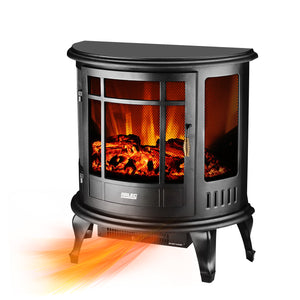 SKU: HT018 - 1500W 22" Portable Fireplace Stove Space Heater with Realistic Flame Effect