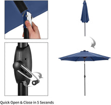Load image into Gallery viewer, SKU: OB-OTU005 - 10 Feet Outdoor Patio Umbrella with Solar Powered LED Lights