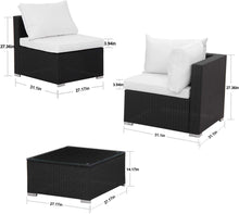 Load image into Gallery viewer, SKU: AF-RSC-003 - 3 Piece Outdoor Patio Furniture Set