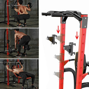 SKU: AF-PTS011 - Power Tower Multi-Function Tower Dip Stands Workout Station