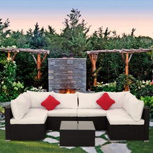 Load image into Gallery viewer, SKU: AF-RSC-007 - 7 Piece Outdoor Patio Furniture Set