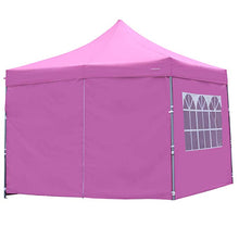 Load image into Gallery viewer, SKU: ODF004 - 10’ x 10’ Easy Pop Up and Close Canopy with 4 Sidewalls and Carrying Case - 4 Colors