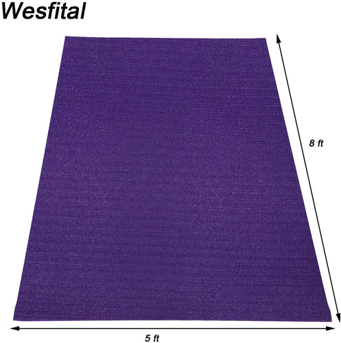 SKU: YM001 - 8 Ft X 5 Ft Extra Large Non Slip Exercise Mat