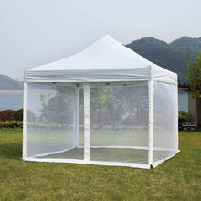Load image into Gallery viewer, SKU: ZHWZ3001 - Zippered 10x10 Mesh Mosquito Net for Outdoor Canopies and Gazebos