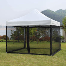 Load image into Gallery viewer, SKU: ZHWZ3001 - Zippered 10x10 Mesh Mosquito Net for Outdoor Canopies and Gazebos