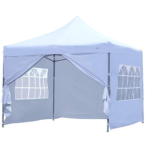 SKU: ODF004 - 10’ x 10’ Easy Pop Up and Close Canopy with 4 Sidewalls and Carrying Case - 4 Colors