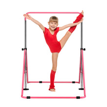 Load image into Gallery viewer, SKU: AF-HB005PI - Expandable Folding Gymnastics Horizontal Bar with 5 Adjustable Heights
