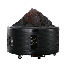Load image into Gallery viewer, SKU: HT014 - Volcano Shaped 1500W Portable Electric Space Heater with Electronic Thermostat, Remote Control and Overheat Protection
