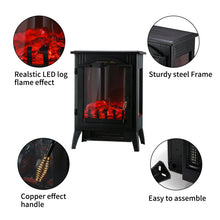 Load image into Gallery viewer, SKU: HT003 - 3D Stove, Fireplace Heater With Realistic Flame Effects, Portable Indoor Space Heater With Overheating Safety System
