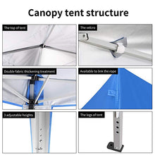Load image into Gallery viewer, SKU: ODF008 - 10’ x 10’ Easy Pop Up and Close Canopy with Carrying Case - 4 Colors