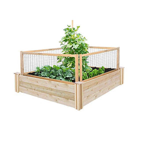 SKU: AF-RGB-025 - Raised Wooden Frame Garden Planter