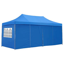 Load image into Gallery viewer, SKU: ODF006 - 10’ x 20’ Easy Pop Up and Close Canopy With 4 Walls and Carrying Case - 4 Colors