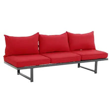 Load image into Gallery viewer, SKU: FRQ08 - Outdoor Patio Sectional Set with Aluminum Frame