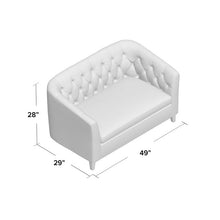 Load image into Gallery viewer, SKU: 1688  - Maxon Chesterfield Loveseat