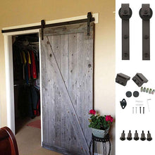 Load image into Gallery viewer, SKU: 5A-SDW023 - 6.6 Feet Sliding Barn Door Hardware Installation Kit