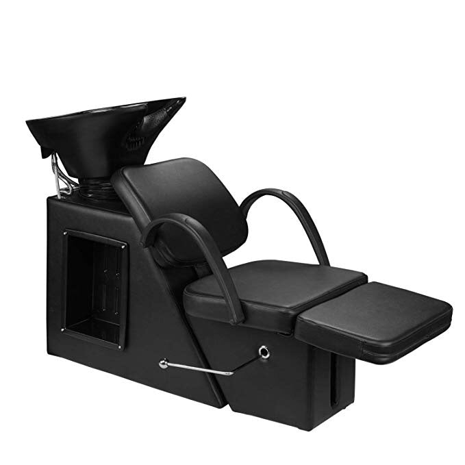 SKU: AIFHB2002 - Shampoo Bowl Barber Chair with Adjustable ABS Backwash Bowl