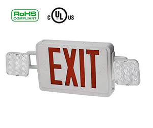 SKU: LS-EI003RE - LED Emergency Exit Sign Light with Battery Backup