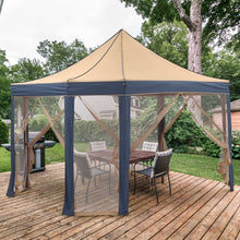 Load image into Gallery viewer, SKU: OV-GZ029 - 13’ x 10’ Octagon Outdoor Pop-Up Gazebo with Mosquito Netting
