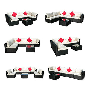 SKU: AF-RSC-007 - 7 Piece Outdoor Patio Furniture Set