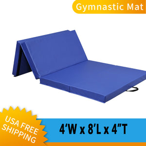 SKU: 1801 - 4 X 8 Folding Exercise Gymnastics Yoga Gym Mat
