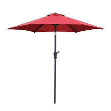 Load image into Gallery viewer, SKU: OV-OTU027 - 7.5 Feet Patio Umbrella with Tilt and Crank